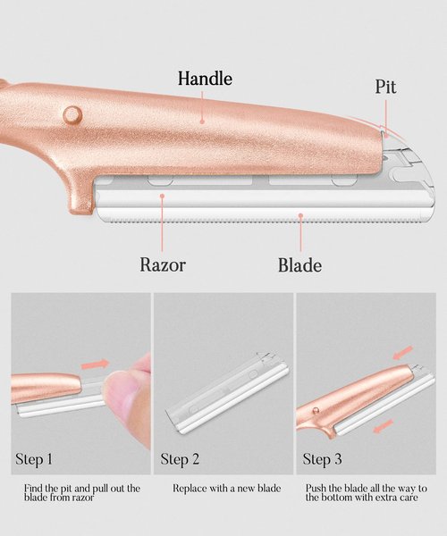 ennva Metal Razor Replacement Blades -Pack of 10