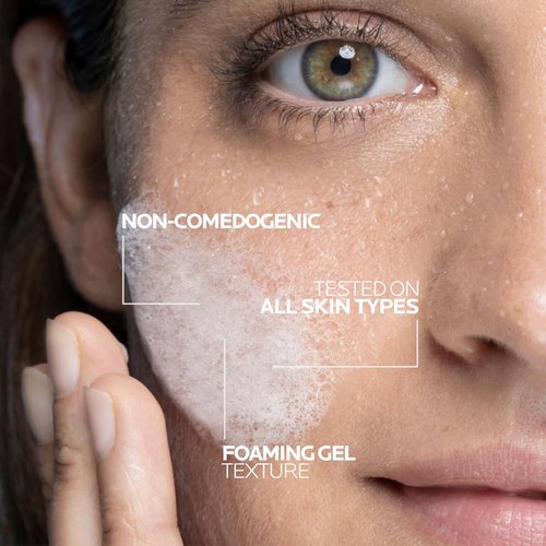 La Roche-Posay Vitamin C Face Wash - Gentle Foaming Cleanser with Vitamin Cg & B3, 200ml