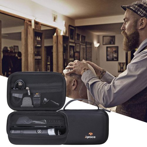 Aproca Hard Case Compatible with Philips NorelcoSeries 3000 5000 MG3740/40 MG3750/50 MG5970/49 Men's Electric Trimmer Shaver, Storage Portable Bag for Accessories (Case Only)