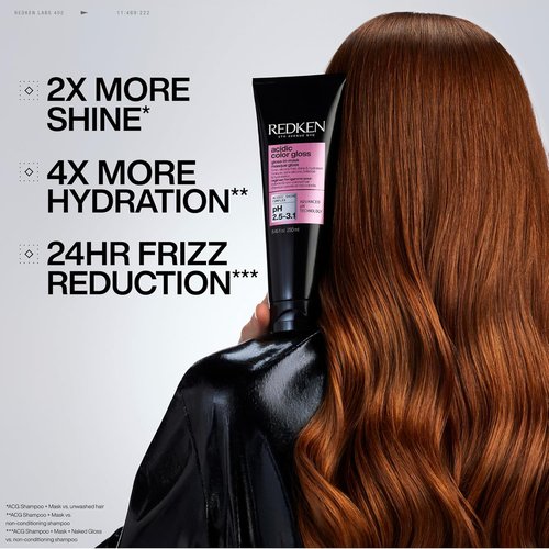Redken Acidic Color Gloss - 1-Minute High Shine Hair Treatment & Deep Hydration Mask for Color-Treated Hair