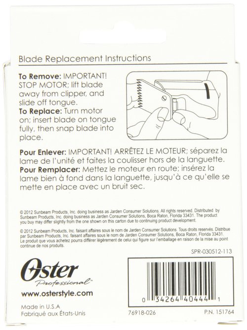 Oster 76918-026 Detachable Blade Size 000 - 1/50' (0.5 mm)