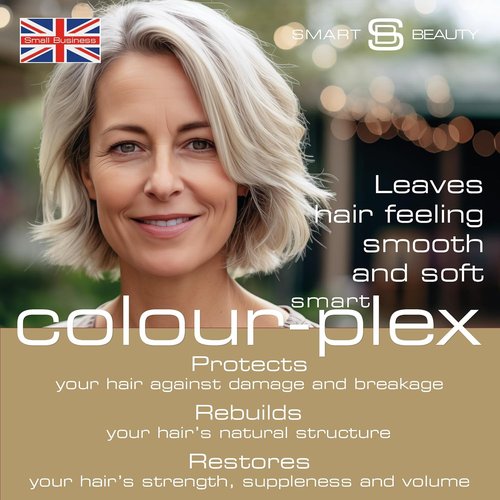 Smart Beauty Ash Blonde Hair Dye - Permanent Cool Ash Color with Plex Conditioner | Vegan & Cruelty-Free