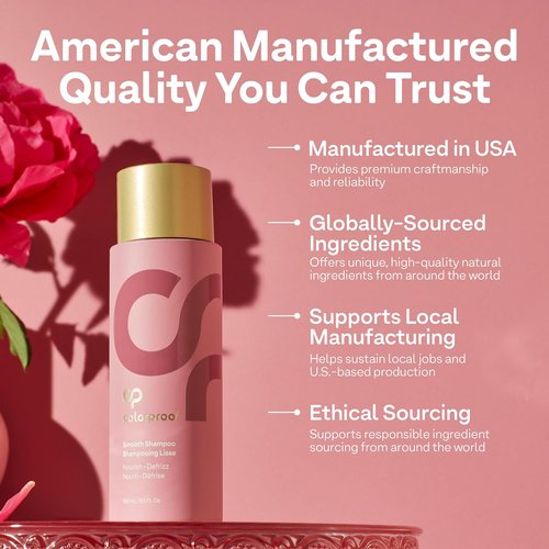 Colorproof Smooth Shampoo - 32 Fl. Oz. | Anti-Frizz, Hydrating Formula for Color-Treated Hair, White Tea Scent