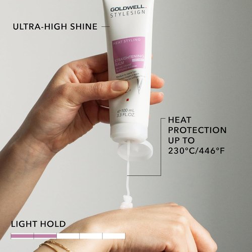 Goldwell StyleSign Straightening Balm - Frizz Control & Sleek Finish | 5.1 oz