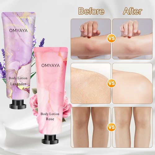Body Lotion 40 Pack, Travel Size Mini Lotion, Bulk Gift Set for Women, Moisturizing Lotions 20ml*40, Birthday Holiday Gifts,Christmas Stocking Stuffers