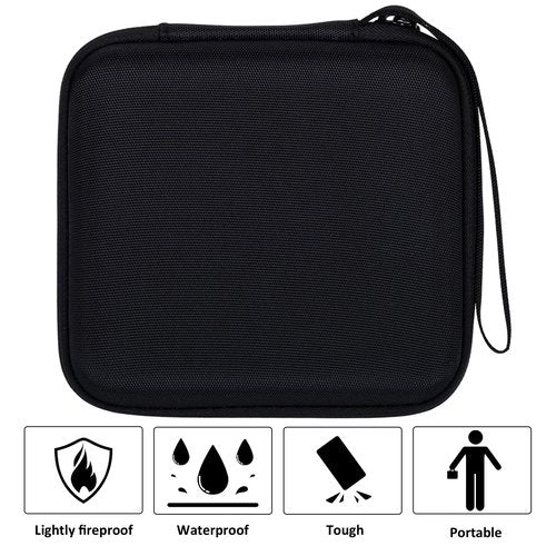 co2CREA Hard Travel Case Replacement for Wahl Professional 8061-100 8164 5-Star Series Rechargeable Shaver Shaper (Black Case)