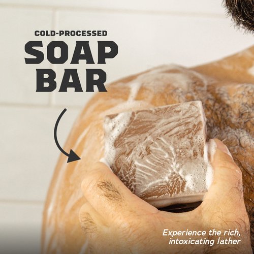 Dr. Squatch Natural Men’s Bar Soap - Cold Process Body Soap Bar with Natural Oils - Gifts for Men - Maverick Musk (5 oz, 5-Pack)