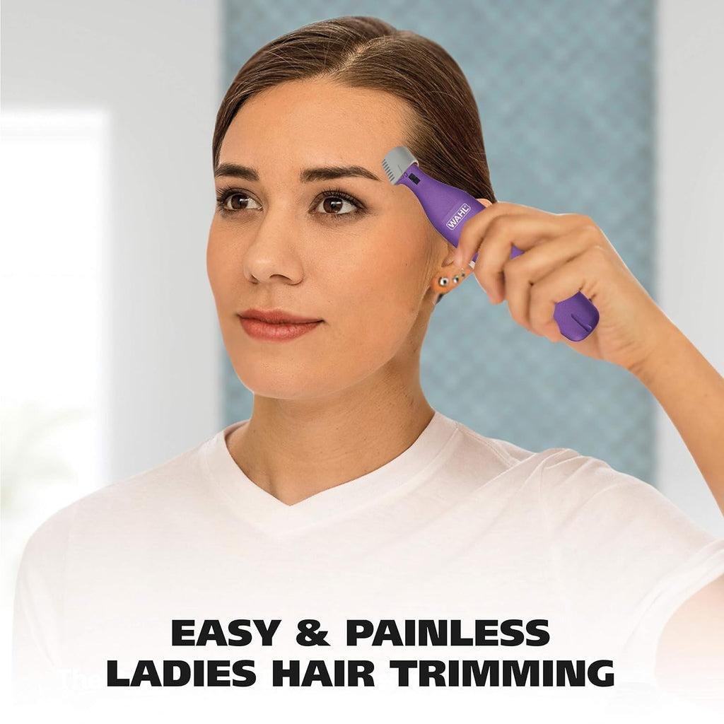 Wahl Pure Confidence Rechargeable Electric Trimmer - Smooth Shaving & Trimming for Face, Underarms, Eyebrows & Bikini Areas | Model 9865-100