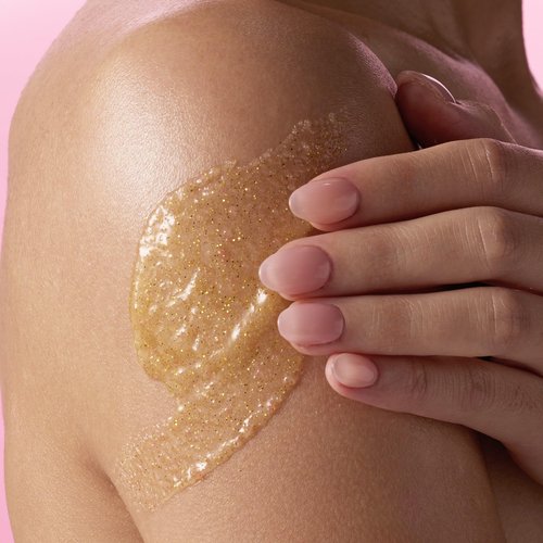 Tree Hut Golden Vanilla Shea Sugar Scrub Valentines Day Gifts For Her - Exfoliating, Hydrating & Moisturizing Body Scrub with Shea Butter & Natural Oils, Smooth & Soften Skin, 18 oz
