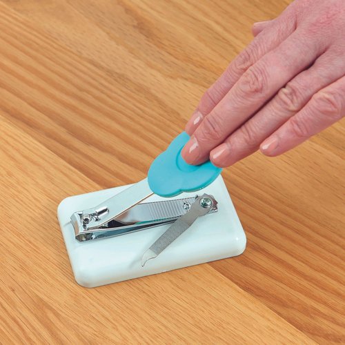 Easi-Grip Peta Table Nail Clipper PNC-3 - Mounted and Non-Slip - Plastic Base with Rubber Feet - for Anyone with Poor Hand Control, Weak Hand Strength and Tremors