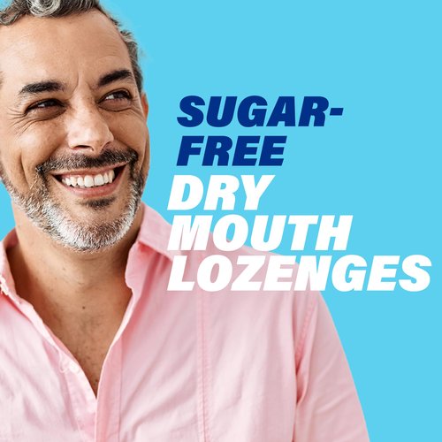 ACT Dry Mouth Lozenges with Xylitol, Soothes, Moisturizes & Freshens, Honey-Lemon, Value Size, 36 ct., 2 pk