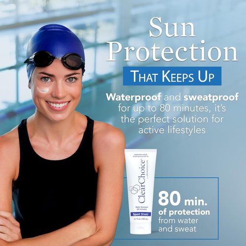 Clear Choice Sunscreen SPF 45 - Oil-Free, Reef-Safe Face Moisturizer with Zinc Oxide | 4oz