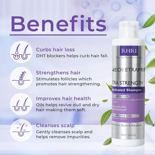 Skiennix Anti-Fungal Shampoo - Medicated Formula for Dandruff, Folliculitis & Dry Scalp | No Parabens or Sulfates | Includes Scrubber Brush