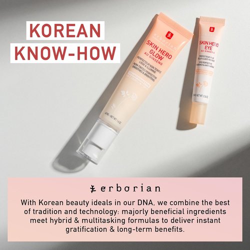 Erborian Skin Hero Eye Cream - De-Puffing, Hydrating Formula for Smooth, Radiant Skin | Korean Skincare