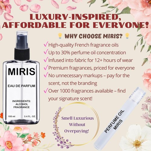 MIRIS Eau de Parfum for Women - Long-Lasting Fragrance Inspired by La Panthere | 3.4 Fl Oz / 100 ml