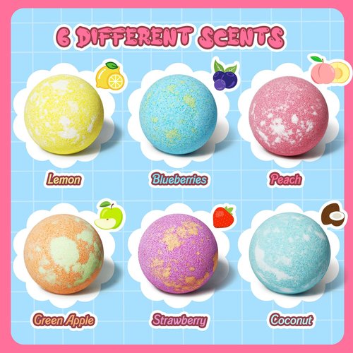 Unicorn Bath Bombs for Kids Girls with Bracelet Inside, sanyi Bubble Bath Toys Birthday Valentines for Kids Classroom Gifts for 4 5 6 7 8 Year Old Girl Daughter Granddaughter