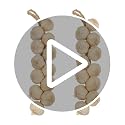 Fake Garlic Hanging String Decor for Photography and Home Office