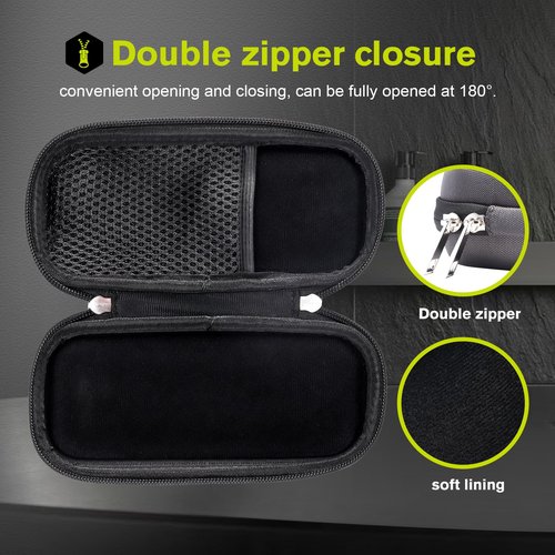 ProCase Hard Travel Carrying Case for Hybrid Electric Trimmer and Shaver, Portable Hybrid Razor Organizer Storage Bag Fit QP2630 QP2620 QP2530 QP2520 and Accessories -Carbon