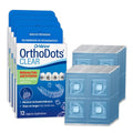 OrthoDots Clear – 24-Hour Protection | Sticks Better Than Dental Wax | Moisture Activated Braces Wax Alternative for Pain Caused by Braces, Clear Aligner Trays, and Other Orthodontic Appliances