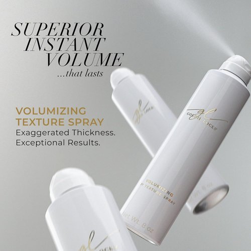 Goldie Locks Volumizing Texture Spray - Instant Volume & Lift - Flexible Hold - 8 fl oz