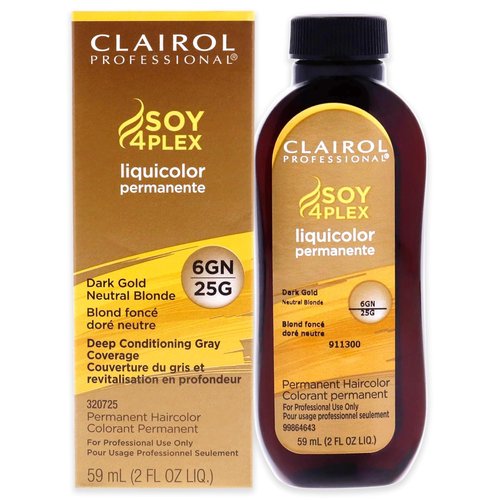Clairol Professional Permanent Liquicolor - Medium/Dark Blonde Hair Color | 100% Gray Coverage