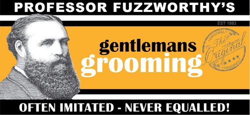 Professor Fuzzworthy's Beard Balm Gloss Leave In Conditioner All Natural Organic Beard Care with Leatherwood Honey & Essential Plant Oils | Handmade in Tasmania Australia- 40g