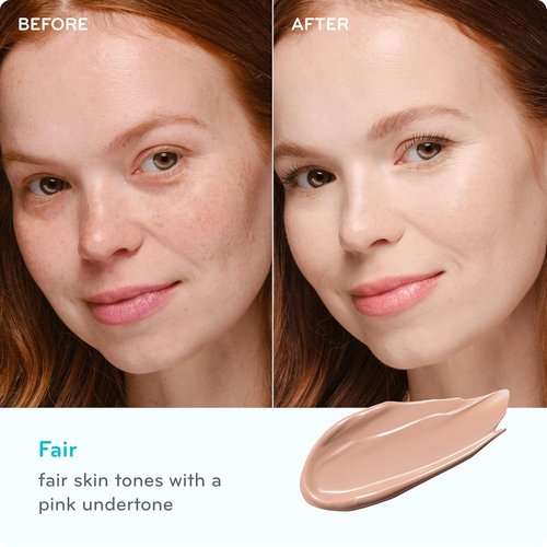 Pūrlisse Perfect Glow BB Cream with SPF 30 - Matte & Dewy Finish - Goji & Hawthorn Berry Infused - Fair (1.4 oz)