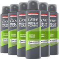Dove Men + Care Antiperspirant Deodorant Spray, 6 Pack, 48H Protection, Long-Lasting Extra Fresh Scent, Soothes & Moisturises Skin, 5 oz. Each