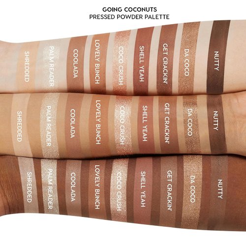 ColourPop Going Coconuts Eyeshadow Palette - Ultra-Velvety Cool-Toned Neutrals for Long-Lasting Eye Makeup (0.3 oz)
