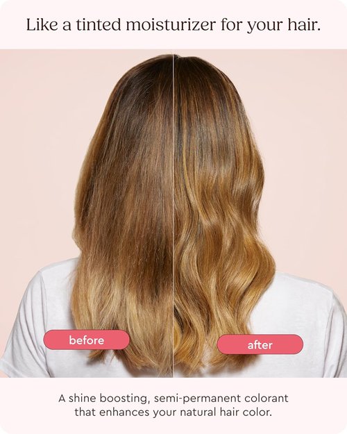 Glaze Super Gloss | Caramel Lights Conditioning Gloss for Medium to Dark Brown Hair – Enhances Color & Boosts Shine