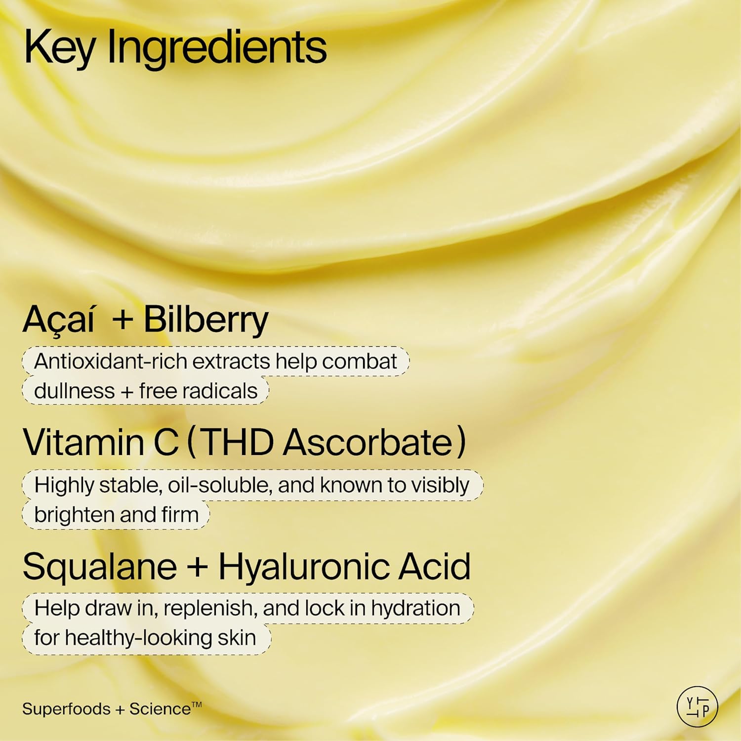 Youth To The People Superberry Hydrate + Glow Dream Mask - Overnight Facial Moisturizer with Hyaluronic Acid, Squalane & Vitamin C for Dry Skin