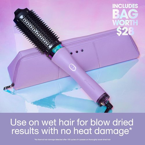 GHD Duet Blowdry Hair Dryer Brush - Wet to Blow Dried with No Heat Damage | 3X Volume & 50% More Shine