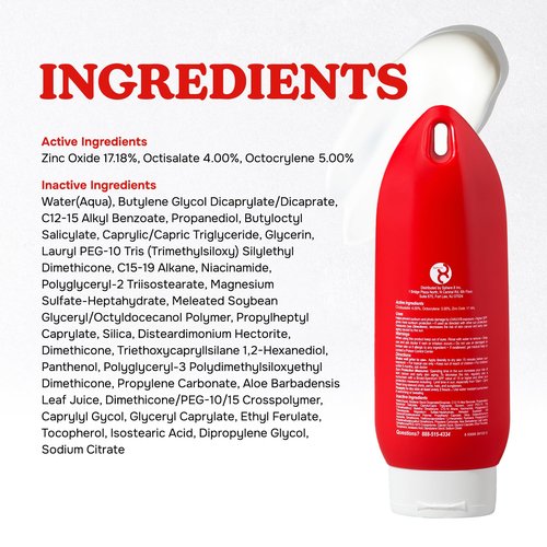 Lifeguard SPF 50 Sunscreen Lotion - Daily Broad Spectrum Face and Body Sunscreen, No White Cast, Hydrating Finish, For All Skin Types, Water Resistant, Reef Safe - 8 fl. oz.