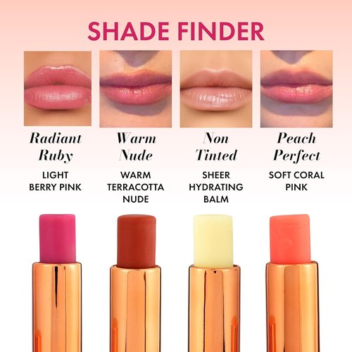 Regine Switzerland Tinted Lip Balm - Anti-Wrinkle Treatment with Deep Hydration | 002 Peach Perfect