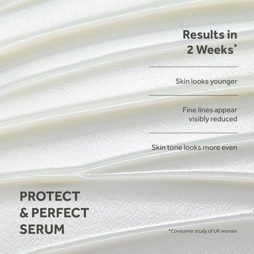 No7 Protect & Perfect Intense Advanced Serum - Anti-Aging Face Serum that Visibly Smoothes & Firms Fine Lines and Wrinkles - Formulated with Hyaluronic Acid and Matrix 3000+ Technology (1 fl oz)