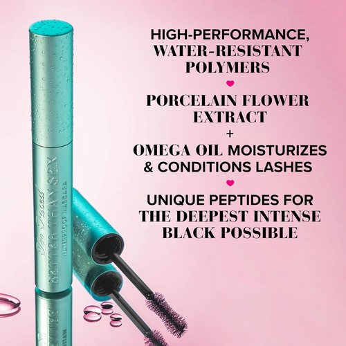 Too Faced Better Than Sex Waterproof Mascara - Volume & Length with Hourglass Brush
