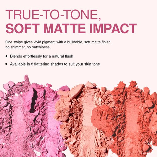 Palladio Matte Blush - Berry Pink Shade for Flawless, Natural-Looking Cheeks