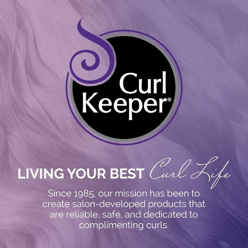 Curl Keeper Anti-Frizz Curl Defining Hair Styler - Lightweight Gel for Wavy & Curly Hair (33.8 oz)