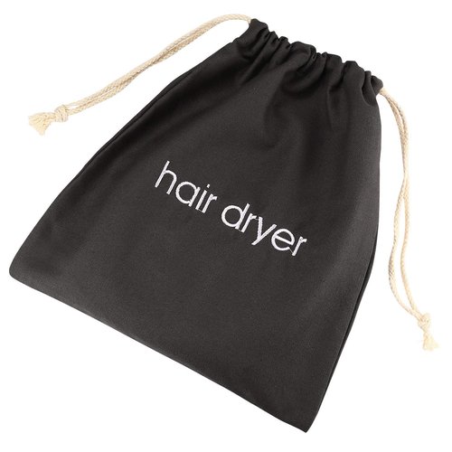 ERKXD 3 | 6 | 8 Pack Hair Dryer Bags Drawstring Bag Container Hairdryer Bag for travel bathroom (8 PCS Grey)