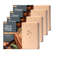 Dove Men+Care Cleansing Bar Soap Sandalwood + Cardamom Oil 4 Bars to Rebuild Skin in the Shower, a 4in1 Hair, Body, Face & Shaving Bar with Plant-Based Cleanser and Natural Oils 5 oz