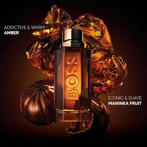 BOSS The Scent Eau de Parfum Intense - Ambery Cologne for Men with Amber Accord & Maninka Fruit