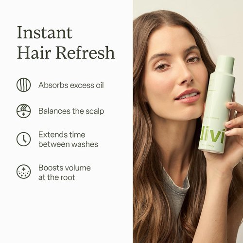 Divi Dry Shampoo Spray for Women - Oil Absorbing Formula for Balanced Scalp - 5.3oz (1 Pack)