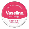Vaseline Lip Therapy Balm - Rosy Lips Moisturizing Formula | 0.6 oz Tin