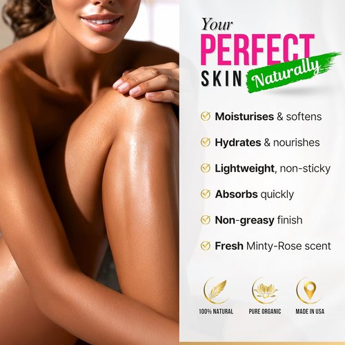 Organic Vitamin E Oil - Scar & Stretch Mark Treatment with Castor, Rosehip, Jojoba | Hydrating Face & Body Oil