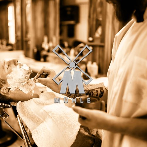 MÜHLE Chrome Shaving Set Stand for VIVO and RYTMO Series Brushes and Razors