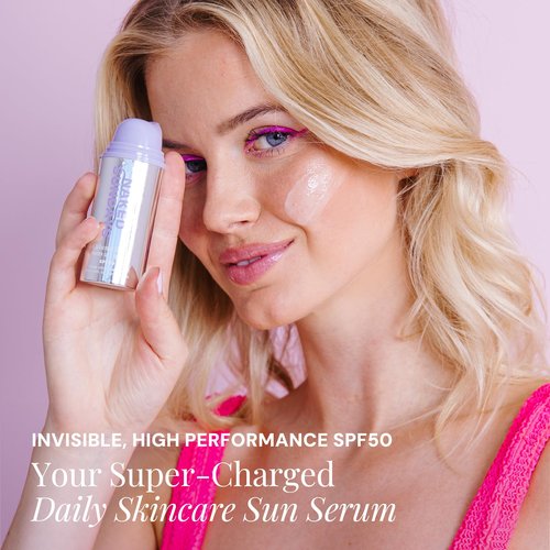 Naked Sundays SPF 50 Clear Facial Sunscreen Serum – CabanaClear™ Invisible Water Gel SPF for Sensitive Skin, Lightweight, Fragrance-Free Daily Face Sunscreen, 30ml