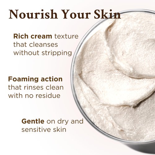 MATKAS Korean Facial Cleanser with Cocoa Seed Extract 6.8 Fl. Oz. - Low pH Hydrating Korean Skin Care Foaming Face Wash for Dry Skin, Face Makeup Remover Cleanser for Sensitive, Oily Skin + Ceramides