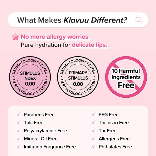 Klavuu Lip Mask Sleeping Pack (0.7oz) – Overnight Deep Hydrating Korean Lip Balm Treatment for Very Dry, Chapped Lips | Lip Lightening & Plumping with Instant Hydration | Gentle Exfoliating (Berry)