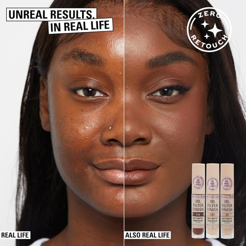 Revolution | IRL Filter Finish Concealer - Full Coverage, Oil-Free & Lightweight, C5, 0.21 oz