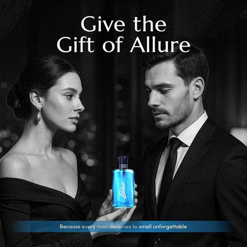 PB ParfumsBelcam Blue Depths Eau de Toilette Spray - 3.4 Fl Oz | Fresh Aquatic Cologne for Men with Citrus, Musk & Amber Scent